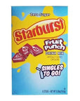 Starburst Singles To Go Powdered Drink Mix Fruit Punch SugarFree Drink Powder Pack of 6