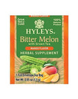 Hyleys Bitter Melon with Green Tea  Mango Flavor  25 Tea Bags  Supports Healthy Liver Function  Herbal Supplement