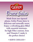 Gefen All Natural Prune Juice 32oz 2 Pack Not from Concentrate  Kosher Including Passover