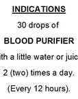 SENDONLAB Blood Purifier to Retrieve and Support Bloodstream. Natural Supplement to Cleanse, Tonic and Strengthen Your Organs. 2 oz