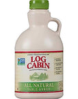 Log Cabin All Natural Table Syrup 22 Oz Pack of 2