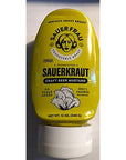 Sauer Frau Squeezable Sauerkraut Craft Beer Mustard 12 Ounce 1 Bottle