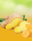 Jaaein Ginger Hard Candy Made with Fresh Ginger Extra Strength Flavor AntiNausea and Digestion Aid Individual Wrapped Product of Korea_300 grams_1058oz