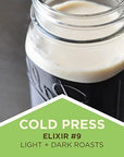 Tiny Footprint Coffee  Organic Cold Brew  Press Elixir  Blend of Light  Dark Roasts  ShadeGown Ground Coffee Carbon Negative 16 Ounce