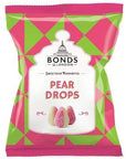 Original Bonds London Pear Drops Bag Sugar Coated Pear Flavored Boiled Sweets A Classic Sweetshop Favorite Imported From The UK England The Best Of British Candy Bannana And Pear Flavour