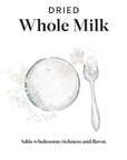 King Arthur Dried Whole Milk Powder 14oz  Powdered Milk Kosher Dry Whole Milk Powder for Drinks Confections Baked Goods as a Nutrient Supplement