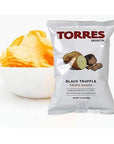 Torres Premium Potato Chips -FREE WORLD BAG CLIP - 1 Manchego Chips (50g/1.76oz), 1 Black Truffle Chips (40g/1.41oz), 1 Iberico Ham Chips (50g/1.76oz) - Handcrafted Patatas Fritas 3 Pack