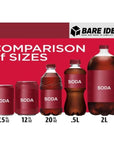 BARE IDEAS Mini Soda Drinks Variety Pack 75 oz Pack of 22  10 Flavors Drinks in Bulk  Assortment of Coke Sprite Pepsi Sunkist AW Schweppes Canada Dry Ginger Ale Mtn Dew Dr Pepper Coca