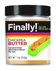 Finally! Classic Chickpea Butter Spread | Peanut Butter Taste with No Nuts  - 11 OZ