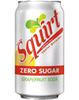 Squirt zero sugar grapefruit soda 12 fl oz 18 cans  total 216 fl oz