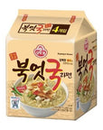 Korean Famous Traditional Hangover Unique Tasty Dried Pollack Ramen Easy to Cook Not Spicy Nutritious Instant Noodles Food 110g x 4 Pack