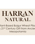 Harran Natural Whole Bulgur Pilaf Pea Mint With Garlic Plant Based 66 Ounces Pack Of 8