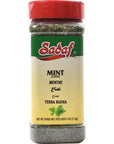 Sadaf Mint Leaves Cut  Dried mint leaves cut and sifted  Kosher and Halal  No stems 4 Oz