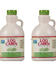 Log Cabin All Natural Table Syrup 22 Oz Pack of 2