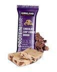 Bulk Pack Protein Bars Kirkland Signature Chocolate Chip Cookie Dough 20Pack