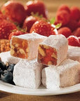 Liberty Orchards Fruit Delights  Assorted Vegan Fruit and Nut Candies Turkish Delight Gourmet Snack 10 Oz