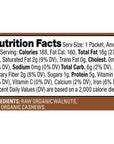 Artisana Organics Raw Walnut Butter with Cashews - No Sugar Added, Just Two Ingredients - Vegan, Paleo, Keto Friendly Snack, 1.06oz Pouches (10 Pack)