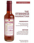 Stirrings Blood Orange Cocktail Bitters and Pure Cane Simple Syrup Cocktail Mixer 12 ounce bottle  Variety Pack