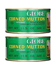 Globe Corned Mutton with Juices Pack of 2 x 115 Oz HALAL Corned Mutton is delicious and makes a great meal  Imported from Australia 1 Seller