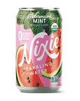 Nixie Sparkling Water Organic Watermelon Mint Sparkling Water 8 Pack 12 FZ