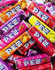 Pez Candy Rolls Refills 50 Rolls 1 Lb Bag  Original Fruit Flavors  Cherry Strawberry Lemon Grape Orange  Raspberry  Freshly Packed By Snackadilly