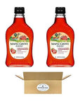 SUPREME BOX Maple Grove Farms Syrup Natural Strwberry 85 OZ  Pack of 2 17 oz in total