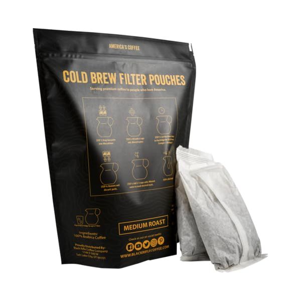 Black Rifle Coffee Company Cold Brew Packs Medium Roast Coffee Packs 6 Ready to Brew Packets