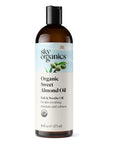 Sky Organics Organic Sweet Almond Oil for Body 100% Pure & Cold-Pressed USDA Certified Organic to Moisturize, Soften & Nourish, 16 fl. Oz