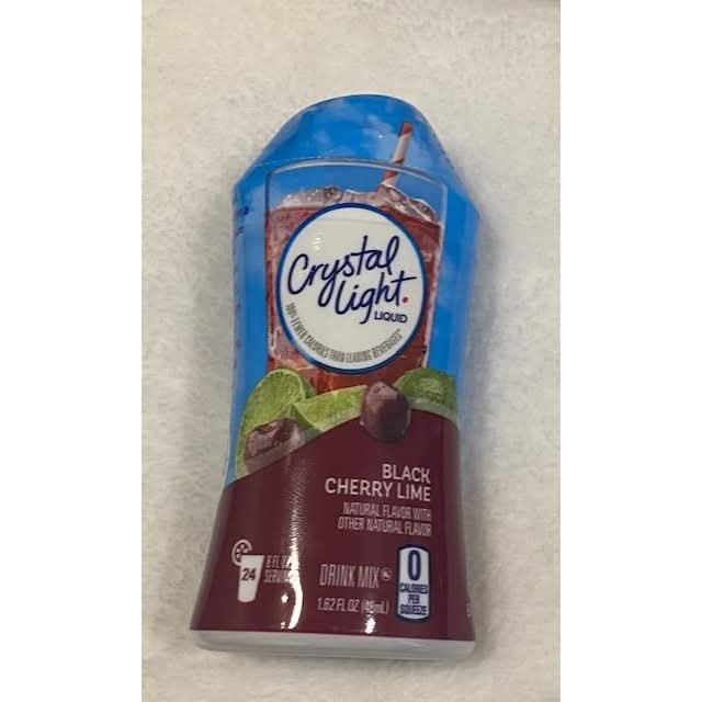 Crystal Light Sugar Free Calorie Free Black Cherry Lime Liquid Drink Mix Caffeine Free 162 Fl Oz