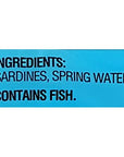 Unsalted Sardines in Spring Water Pack of 6 375 oz Tin  Trader Joes