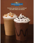 Ghirardelli Mocha Premium Frappé Mix 312 lb Can Coffee Added Pack of 2 with By The Cup Scoop