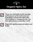 Watkins Gourmet Organic Spice Jar, Vanilla Powder, 3.4 oz. Bottle, 3-Pack