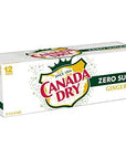 Canada Dry Zero Sugar Ginger Ale Soda Soft Drink Cans  4 Cases 48 Cans