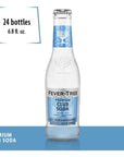 Fever Tree Club Soda  Premium Quality Mixer  Refreshing Beverage for Cocktails  Mocktails Naturally Sourced Ingredients No Artificial Sweeteners or Colors  200 ML Bottles  Pack of 24