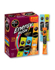 4C Energy Rush Drink Mix Pack of 2 Boxes 18 Packets Each Makes 36 Servings 6 Orange 6 Berry 6 Citrus Packets Bonus Variety Pack Net Wt 4987 OZ 141g Each Box - Whlsome - Drinks & Beverages