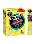 4C Energy Rush PSD with Electrolytes 18ct Lemonade Single Serve Water Flavoring Packets On the Go Bundle - Whlsome - Energy Drinks