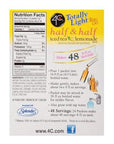 4C Half Half Iced Tea Lemonade Drink Mix SugarFree Box Containing 24Packets - Whlsome - Grocery (Other)