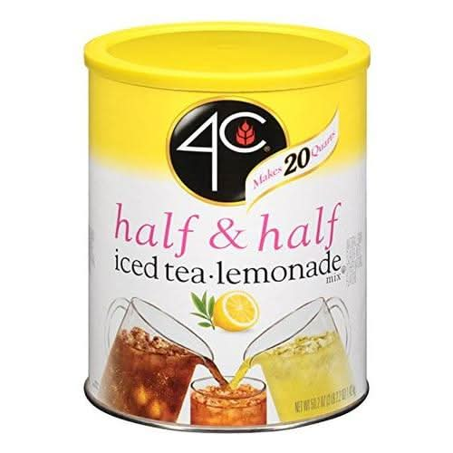 4C Iced Tea Mix Half Half 20 qt Pack of 2 - Whlsome - Drinks &amp; Beverages