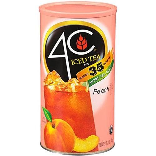 4C Iced Tea Mix Peach 35 qt Pack of 2 - Whlsome - Iced Tea