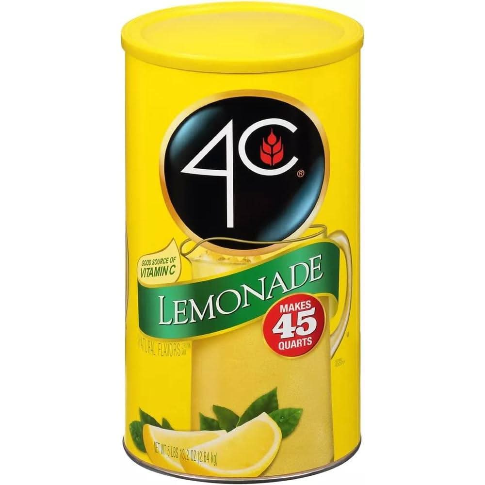 4C Lemonade Drink Mix 132 oz - Whlsome - Grocery (Other)