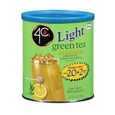 4C Light Iced Tea Mix Green Bonus 22qt Pack of 4 - Whlsome - Iced Tea