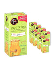 4C Pitcher Packs Green Tea 8 Pack Makes 14 Quarts Sugar Free Powder Drink Mix Refreshing Water Flavorings Makes 2 Quarts Each Packet - Whlsome - Energy Drinks