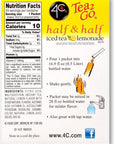 4C Powder Drink Mix Packets, Half & Half 6 Pack - 24 Count - Whlsome - Drinks & Beverages