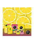 4C Powdered Drink Mix Canister Lemonade 6 Pack 9 Quarts Family Sized Bin Thirst Quenching Flavors - Whlsome - Drinks & Beverages