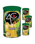 4C Powdered Drink Mix Cannisters, Green Tea 3 Pack - 20 Quarts - Whlsome - Sports Nutrition