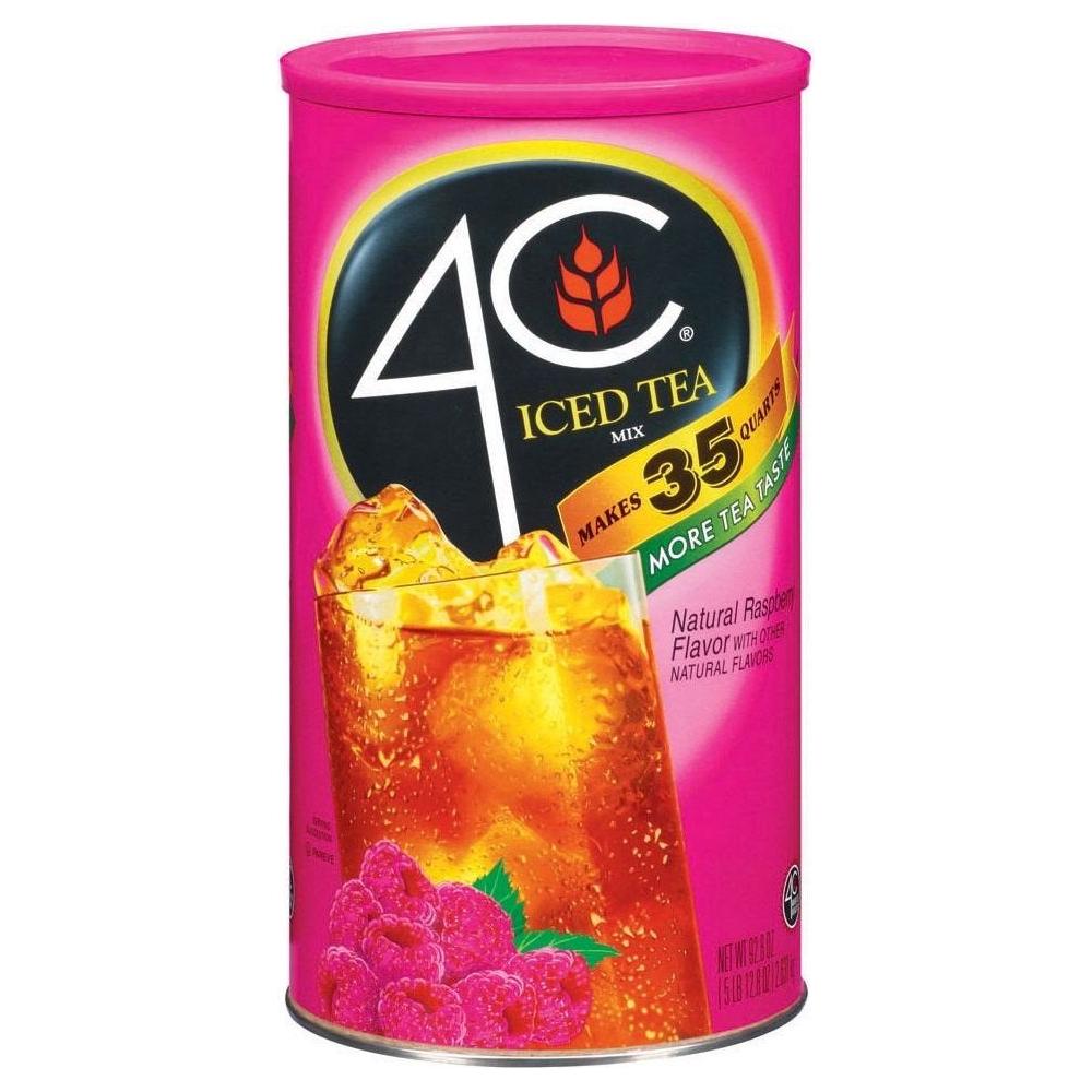 4C Raspberry Iced Tea Mix makes 35 Quarts 2 Pack - Whlsome - Iced Tea