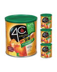 4C Reduced Sugar Powdered Drink Mix Canisters Iced Tea 28 Quarts Family Sized Canister Thirst Quenching Refreshing Flavors Lemon Iced Tea 369 Ounce Pack of 3 - Whlsome - Tea