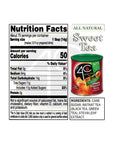 4C Reduced Sugar Powdered Drink Mix Canisters Iced Tea 28 Quarts Family Sized Canister Thirst Quenching Refreshing Flavors Sweet Tea 369 Ounce Pack of 3 - Whlsome - Iced Tea