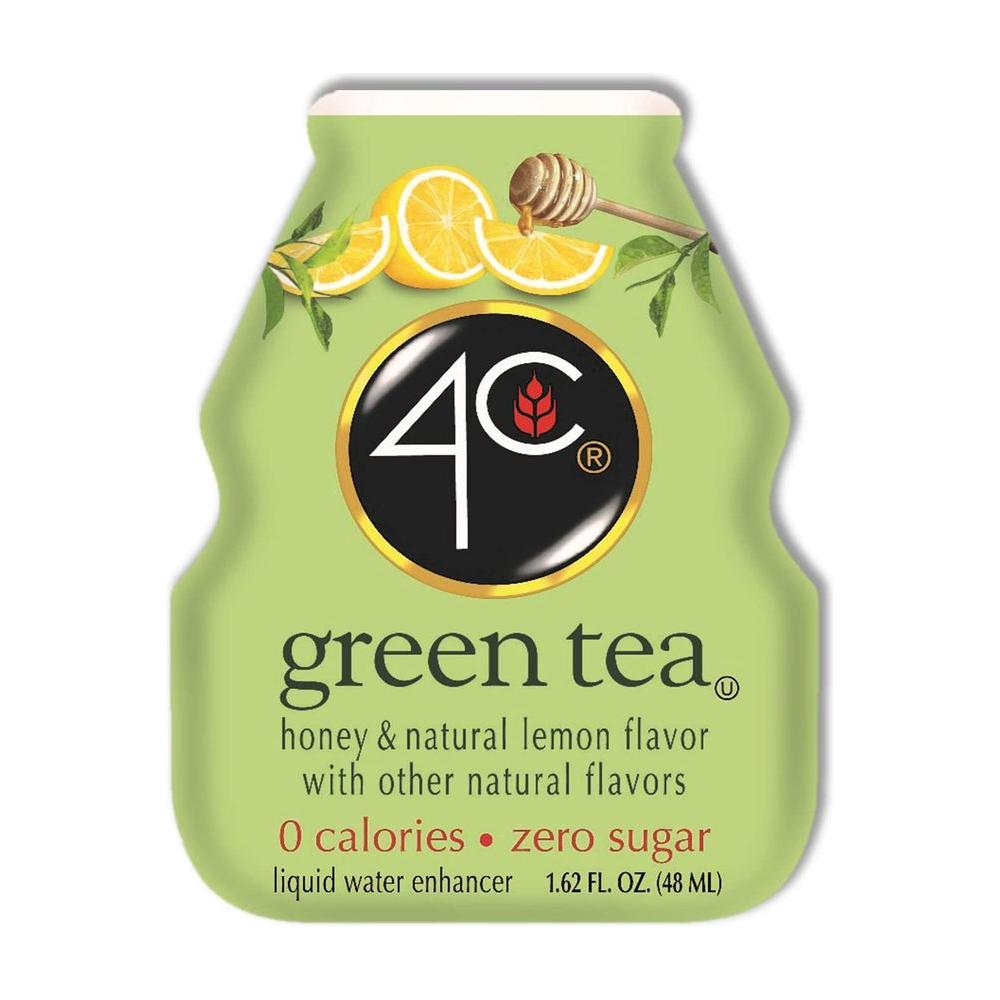 4C Sugar Free A Liquid Water Enhancer 12 Pack Premium Natural Flavors 0 Calories Green Tea 162 Ounce Pack of 12 - Whlsome - Drinks &amp; Beverages