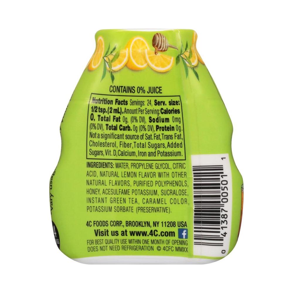 4C Sugar Free A Liquid Water Enhancer 12 Pack Premium Natural Flavors 0 Calories Green Tea 162 Ounce Pack of 12 - Whlsome - Drinks &amp; Beverages